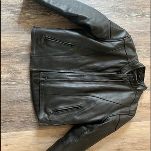 Real Leather Riding Jacket